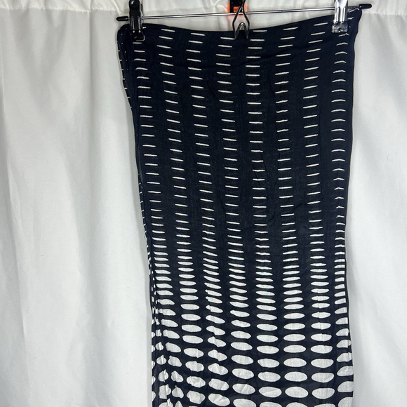 Talbots Women’s Black & White Scarf Wrap Polka Dots Classic Boho Lightweight - Picture 6 of 10